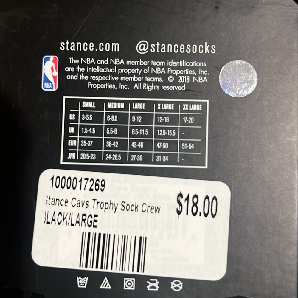 Cleveland Cavaliers Crew Socks - Picture 4 of 4